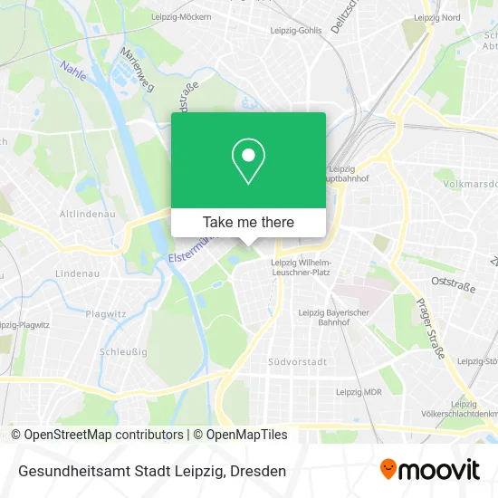 Карта Gesundheitsamt Stadt Leipzig