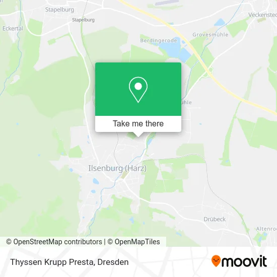 Thyssen Krupp Presta map