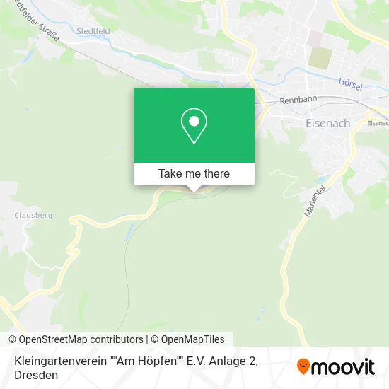 Карта Kleingartenverein ""Am Höpfen"" E.V. Anlage 2