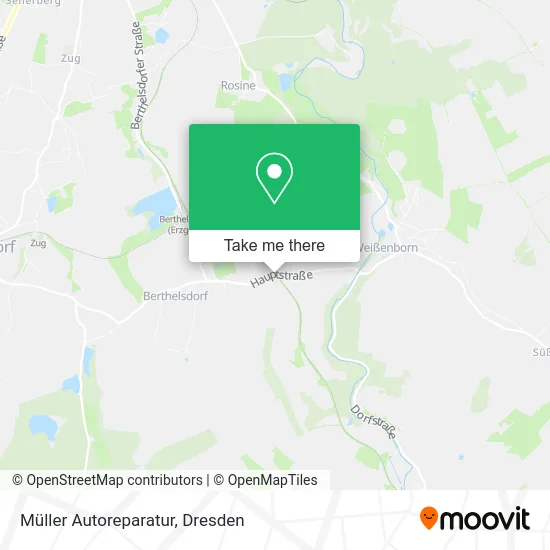 Карта Müller Autoreparatur