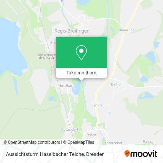 Карта Aussichtsturm Haselbacher Teiche