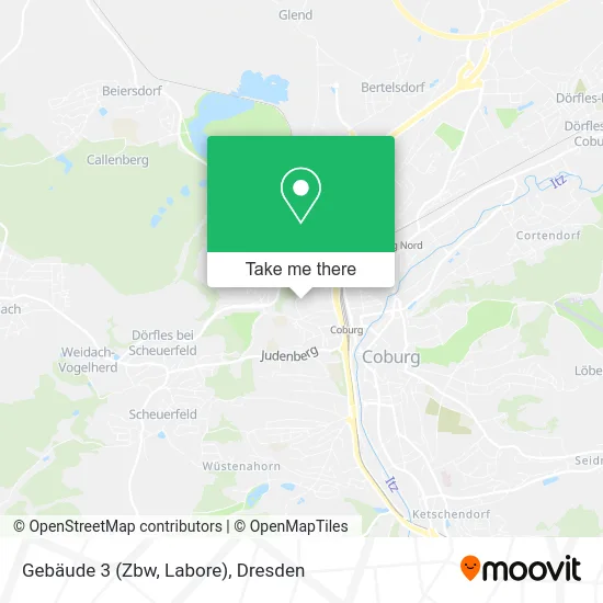 Карта Gebäude 3 (Zbw, Labore)