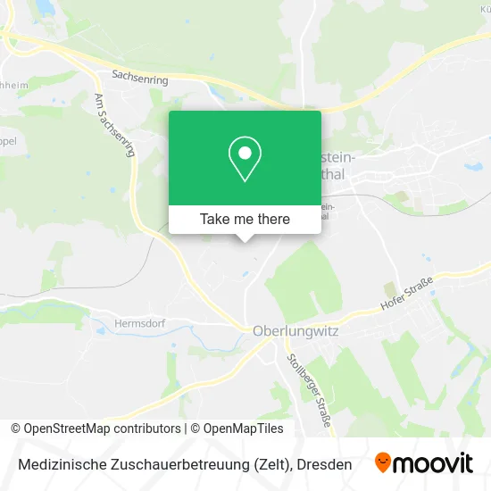 Карта Medizinische Zuschauerbetreuung (Zelt)