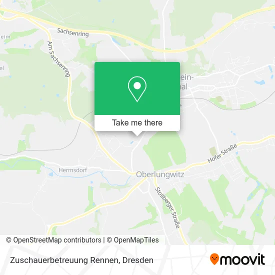 Карта Zuschauerbetreuung Rennen