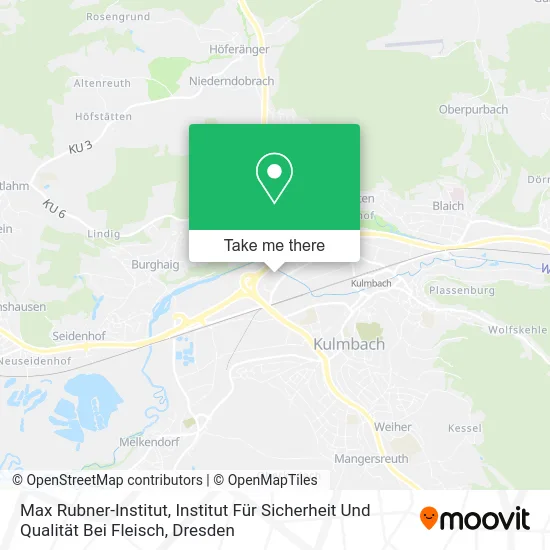 Карта Max Rubner-Institut, Institut Für Sicherheit Und Qualität Bei Fleisch