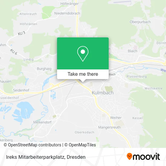 Карта Ireks Mitarbeiterparkplatz