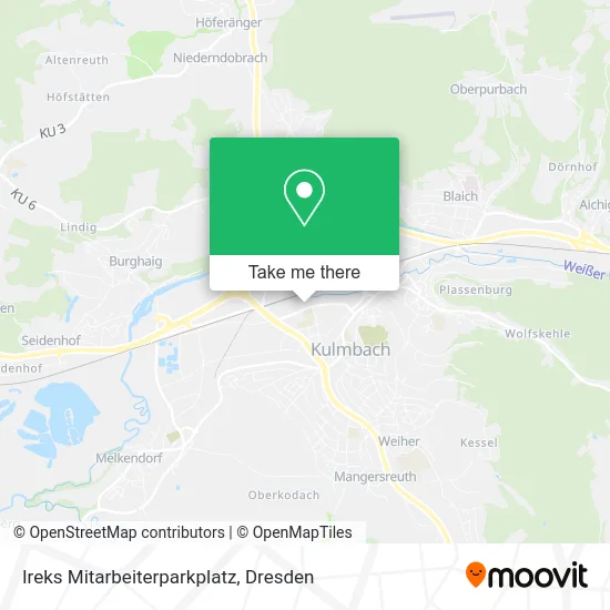 Карта Ireks Mitarbeiterparkplatz