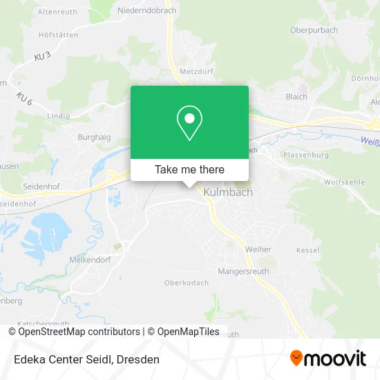 Карта Edeka Center Seidl