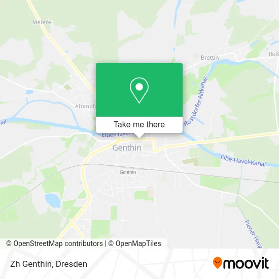 Карта Zh Genthin