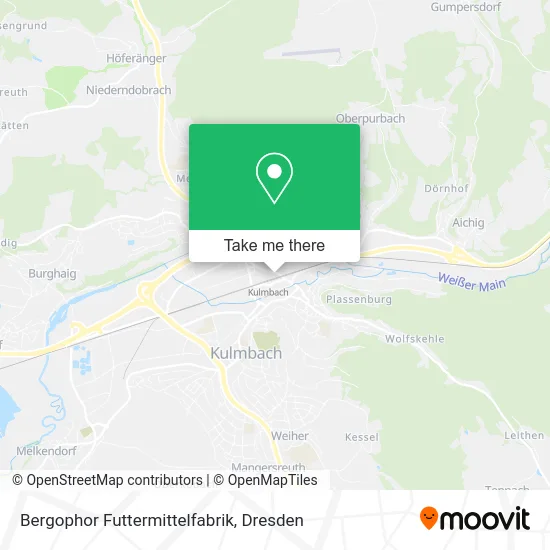 Карта Bergophor Futtermittelfabrik