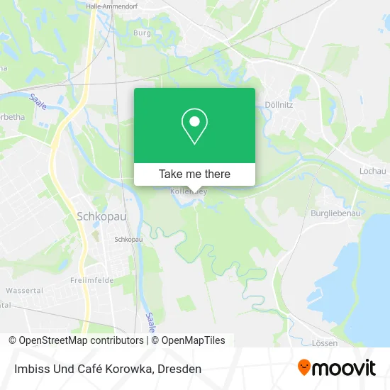 Карта Imbiss Und Café Korowka