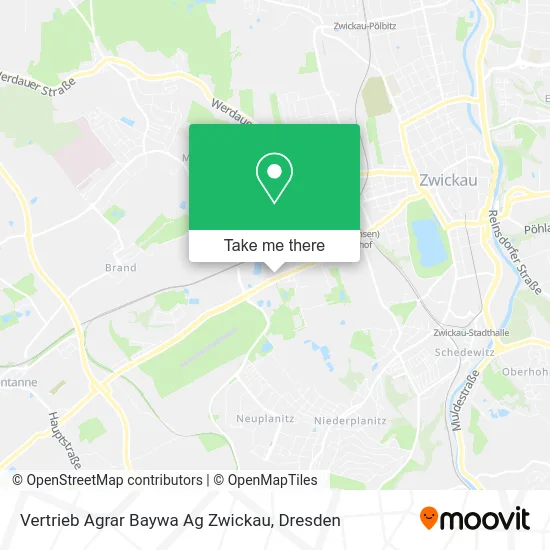 Карта Vertrieb Agrar Baywa Ag Zwickau