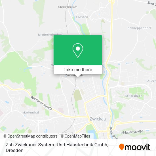 Карта Zsh Zwickauer System- Und Haustechnik Gmbh