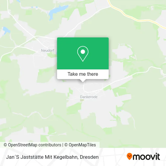 Карта Jan´S Jaststätte Mit Kegelbahn