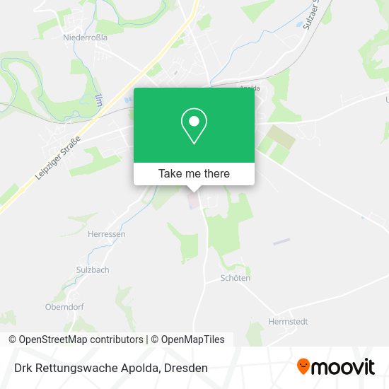 Карта Drk Rettungswache Apolda