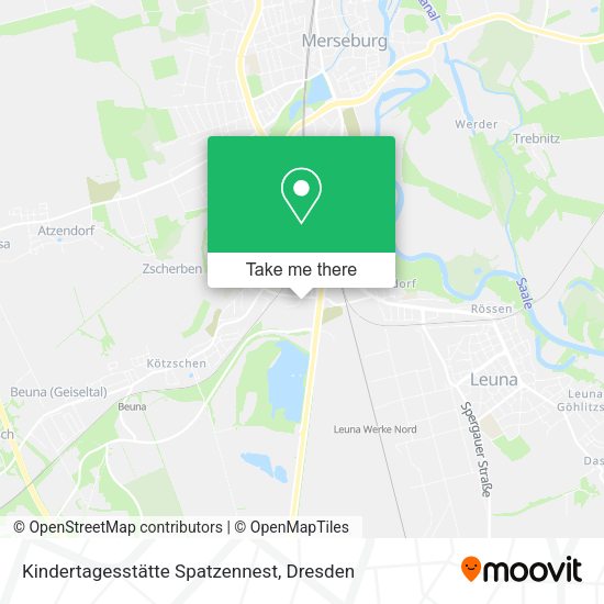 Карта Kindertagesstätte Spatzennest