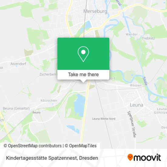 Карта Kindertagesstätte Spatzennest