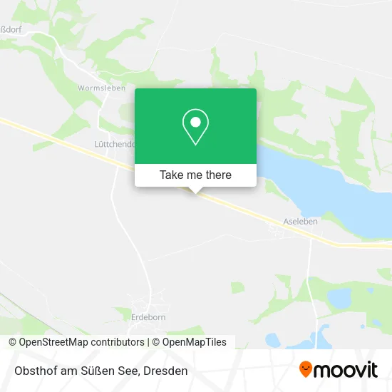 Карта Obsthof am Süßen See