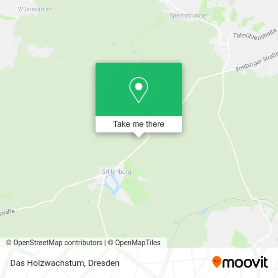 Карта Das Holzwachstum