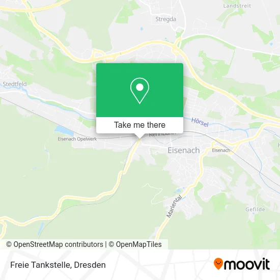 Карта Freie Tankstelle