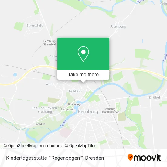 Карта Kindertagesstätte ""Regenbogen""