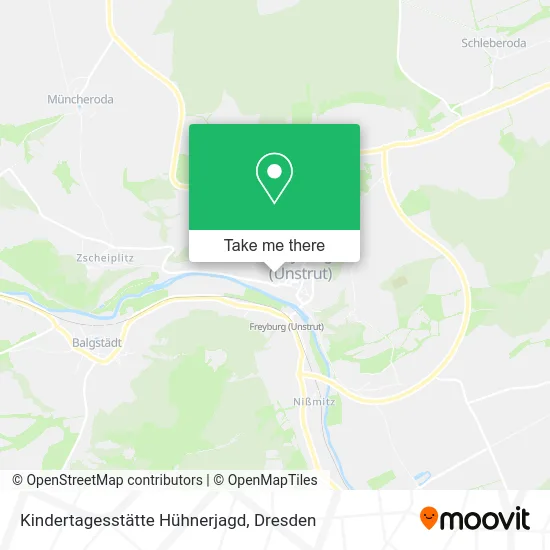 Карта Kindertagesstätte Hühnerjagd