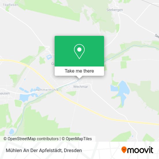 Карта Mühlen An Der Apfelstädt