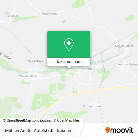 Карта Mühlen An Der Apfelstädt