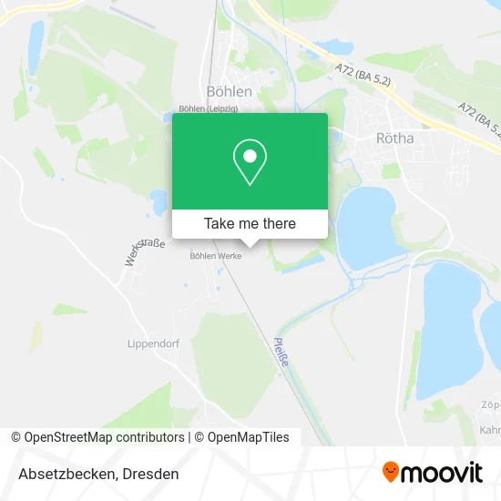 Карта Absetzbecken