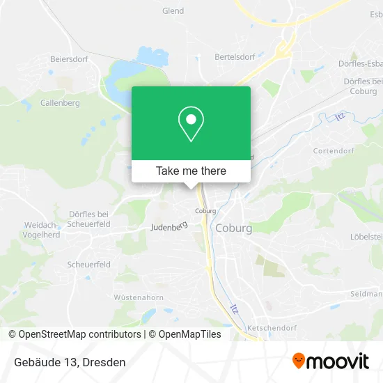 Карта Gebäude 13