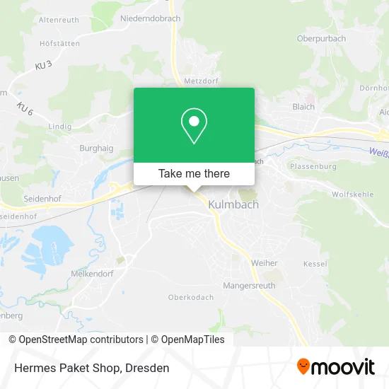 Карта Hermes Paket Shop