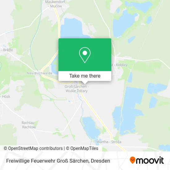 Карта Freiwillige Feuerwehr Groß Särchen