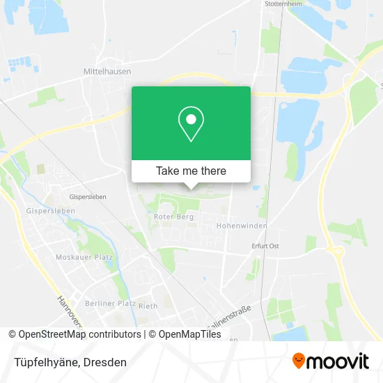 Tüpfelhyäne map