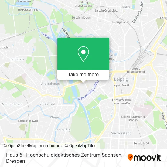 Карта Haus 6 - Hochschuldidaktisches Zentrum Sachsen