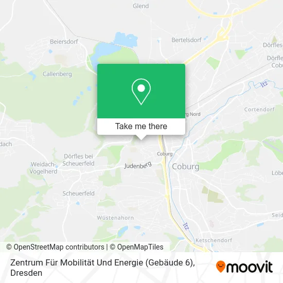Карта Zentrum Für Mobilität Und Energie (Gebäude 6)