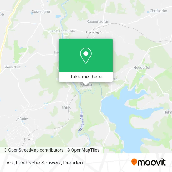 Карта Vogtländische Schweiz