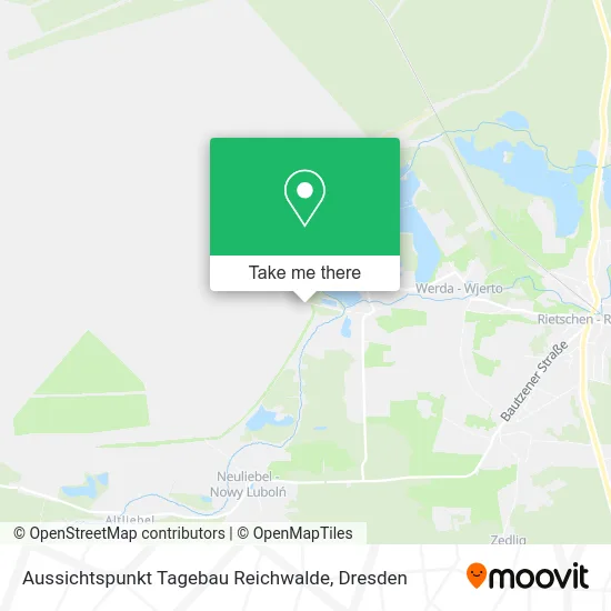 Карта Aussichtspunkt Tagebau Reichwalde