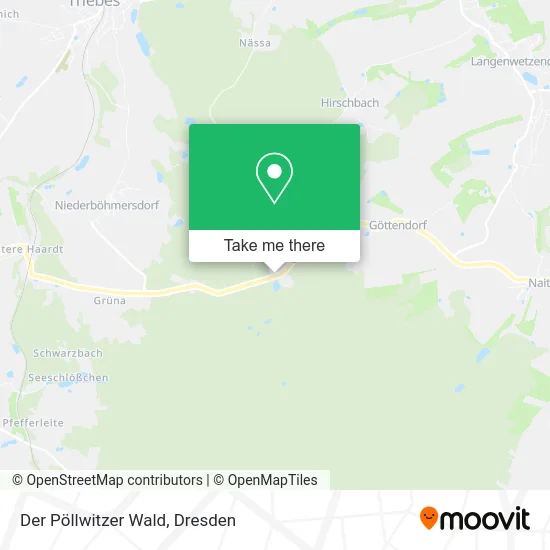 Карта Der Pöllwitzer Wald