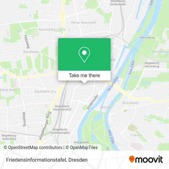 Карта Friedensinformationstafel