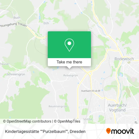 Карта Kindertagesstätte ""Purzelbaum""