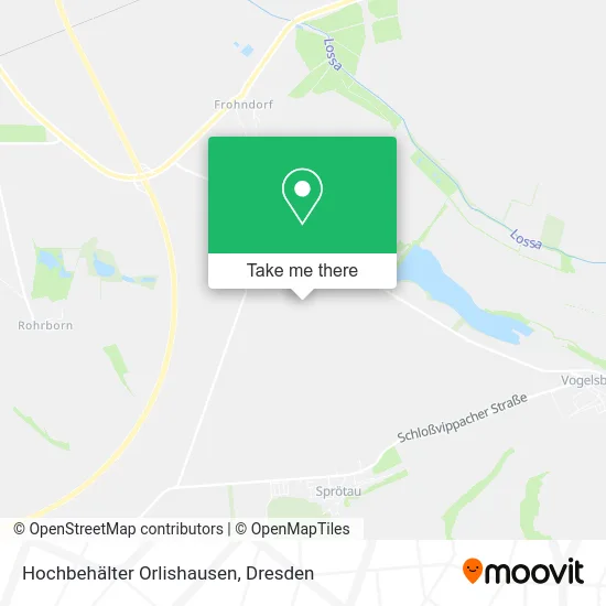 Карта Hochbehälter Orlishausen