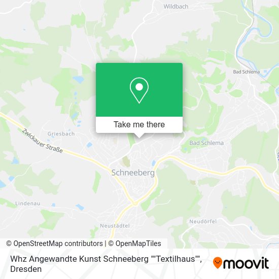 Карта Whz Angewandte Kunst Schneeberg ""Textilhaus""