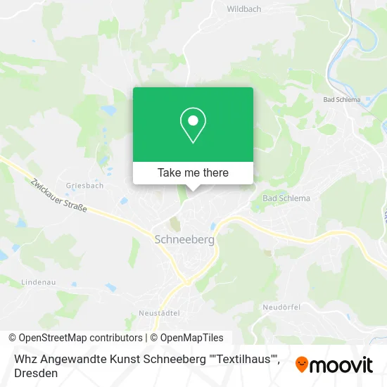 Карта Whz Angewandte Kunst Schneeberg ""Textilhaus""