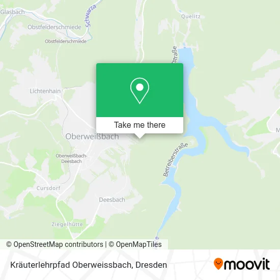 Карта Kräuterlehrpfad Oberweissbach