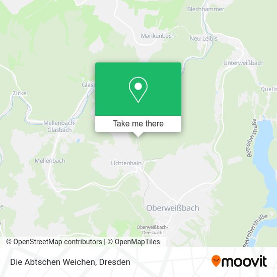 Карта Die Abtschen Weichen
