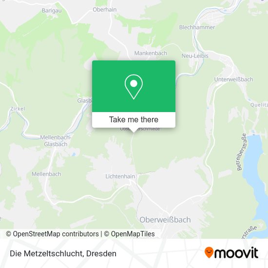 Карта Die Metzeltschlucht