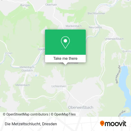 Карта Die Metzeltschlucht