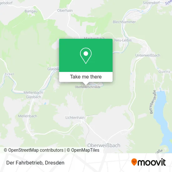 Карта Der Fahrbetrieb