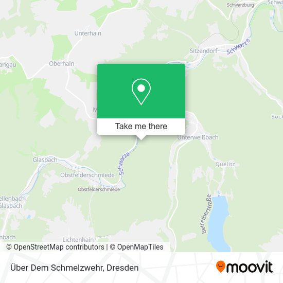 Карта Über Dem Schmelzwehr