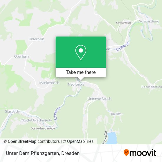 Карта Unter Dem Pflanzgarten